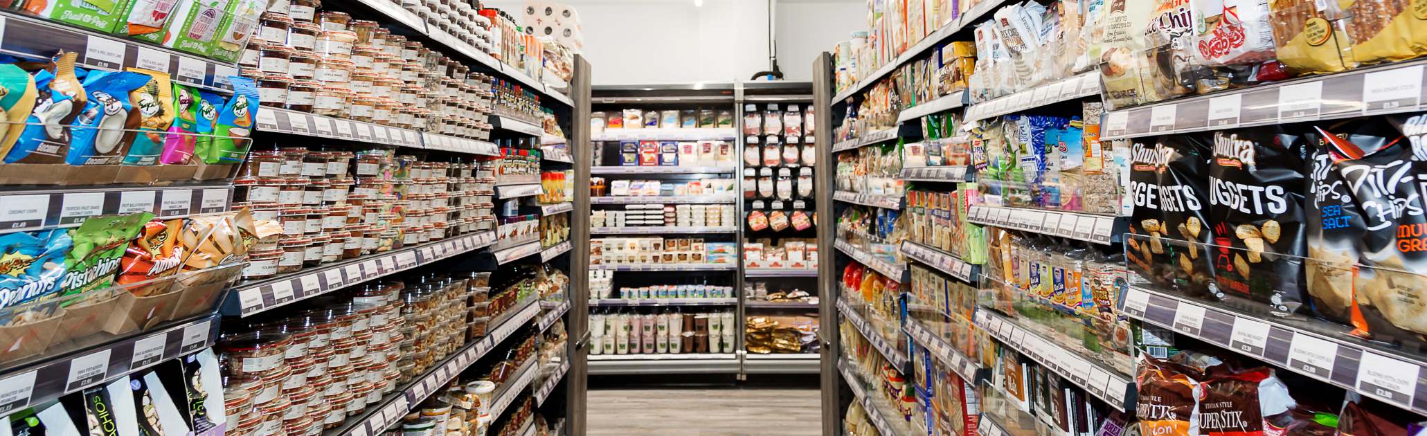 Frozen cabinets and serve overs and chilled dairy