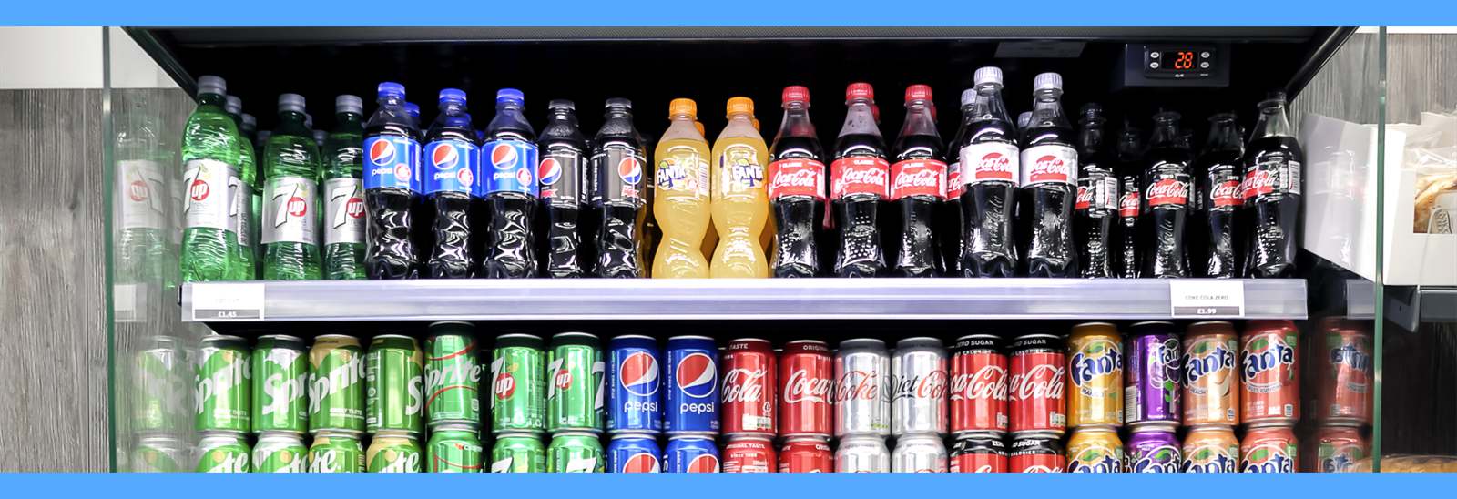 We can supply newsagents, to keep drinks and food chilled or frozen