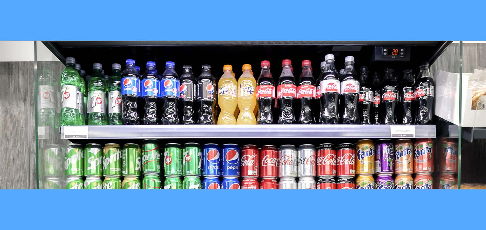 We can supply newsagents, to keep drinks and food chilled or frozen